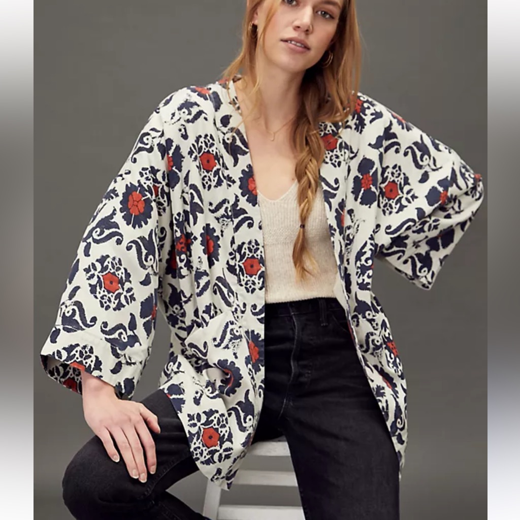 Anthropologie Eleanor Kimono Jacket